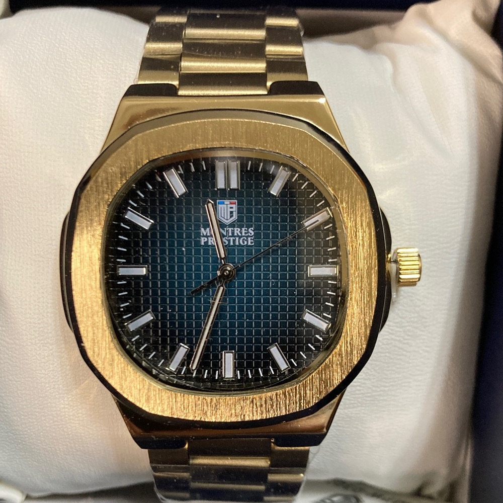 Montres Prestige Men's Watch - 42mm, Gold (MPW-0302)